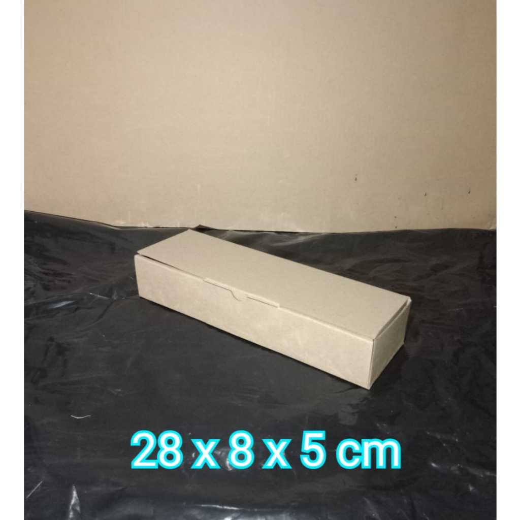 

Kardus uk.28 x 8 x 5 cm....Die Cut karton box untuk Kotak Aksesoris dll model box pizza