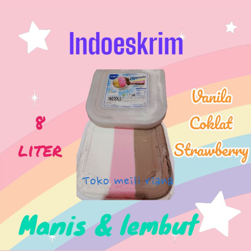 

es krim eskrim indoeskrim 8 liter eskrim neopolitan ice cream espesia ice cream murah bekasi eskrim 3in1 bulan ice cream diamond bukan ice cream aice joyday