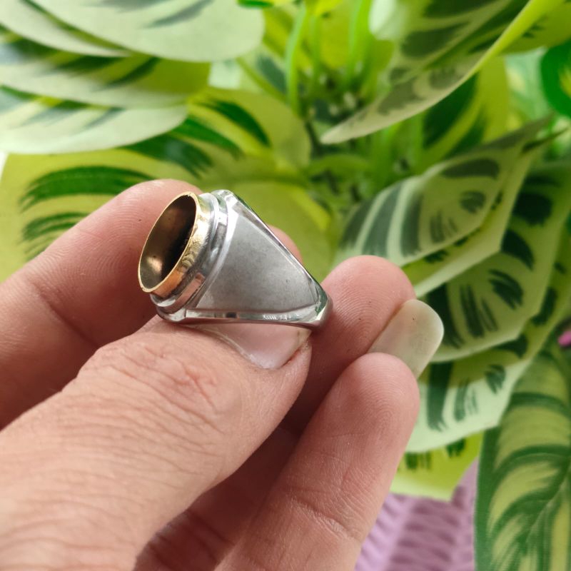 RING CINCIN MONEL DOFF 10*12/ STAINLESS EMBAN MONEL