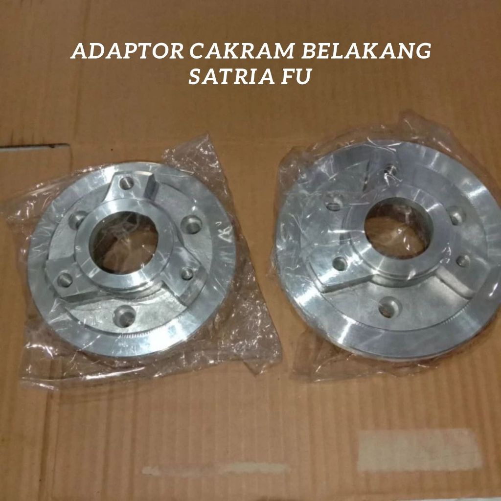 ADAPTOR CAKRAM PLENDES CAKRAM BELAKANG MOTOR SATRIA FU TROMOL KECIL TROMOL BESAR