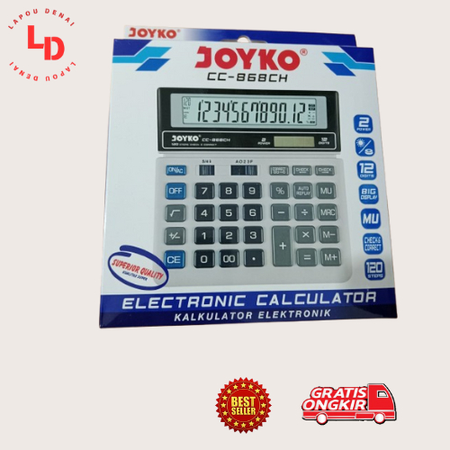 

Calculator Kalkulator Joyko CC-868CH 12 Digits Check Correct