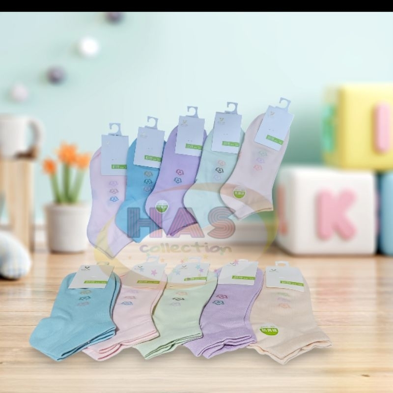 Kaos kaki  Remaja Dewasa Cewek / Kaos kaki Fashion Korea Kaos Kaki Pendek mata Kakii