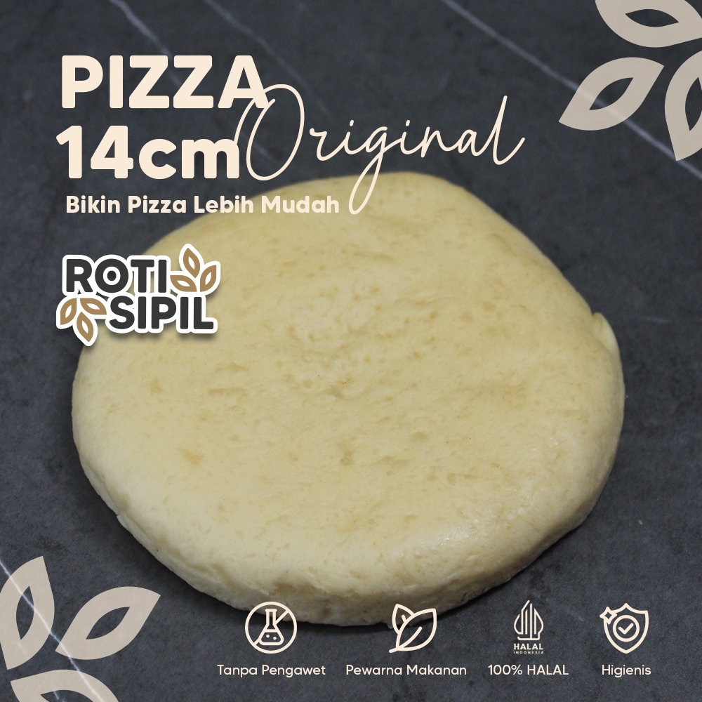 

Roti Pizza Original Ukuran 14cm | Base Pizza 14cm Original