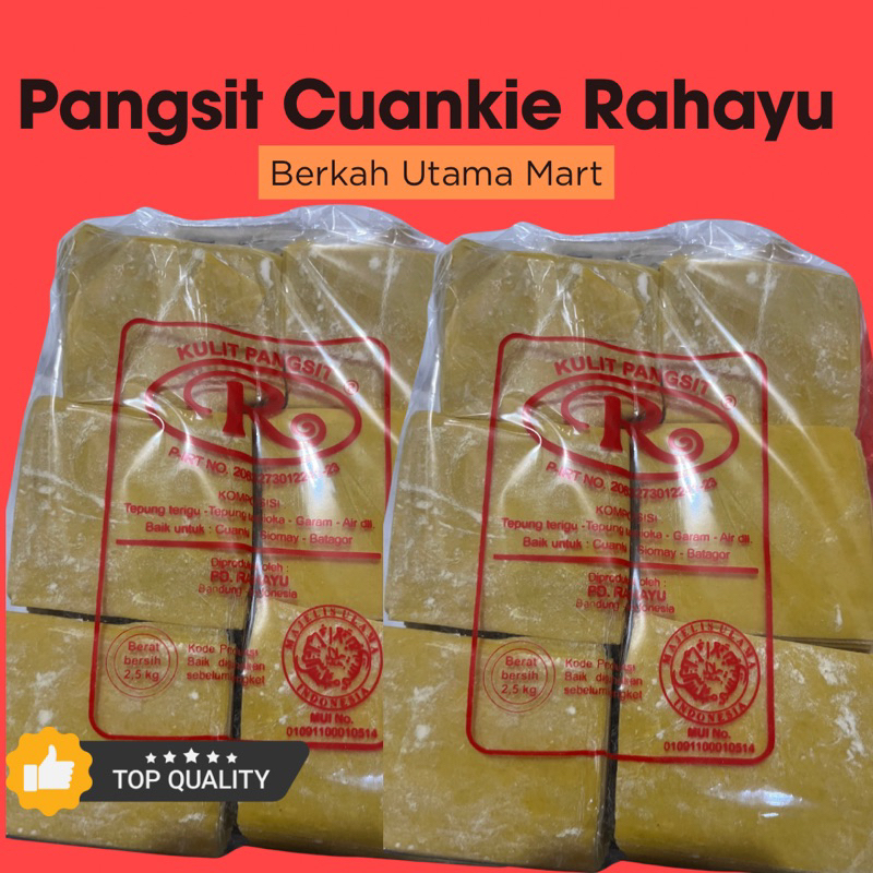 

Pangsit Cuanki Rahayu Kulit Pangsit Kuning 2,5kg KIRIM INSTAN BANDUNG