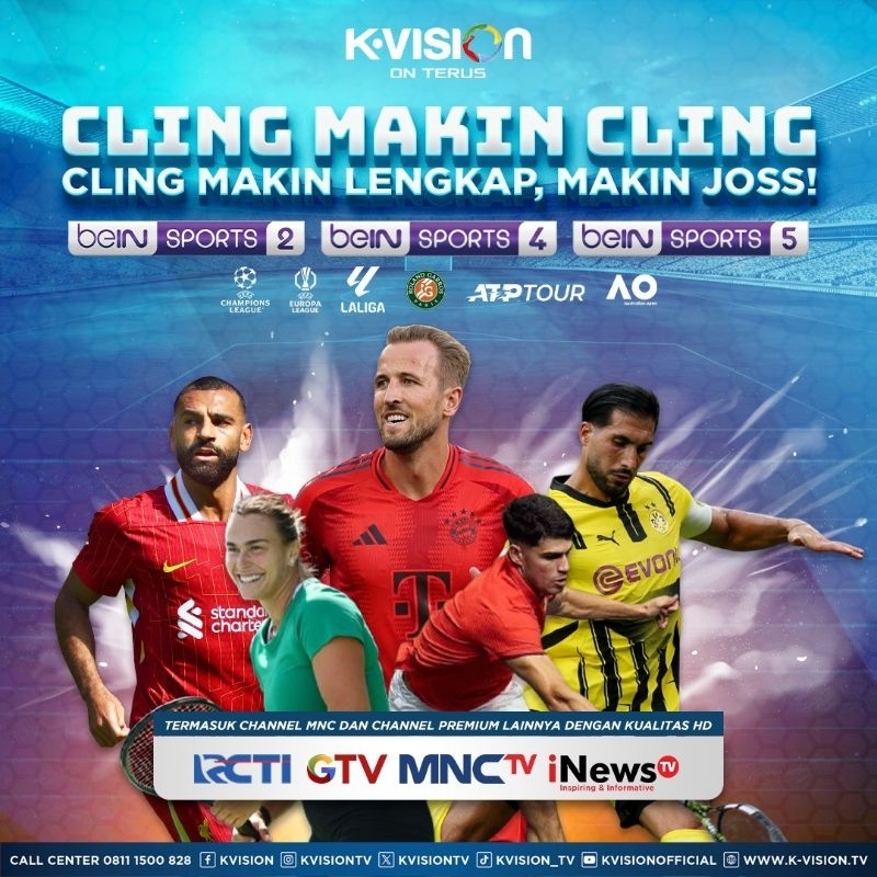 Paket Parabola K vision Cling  (CL06) 180 Hari