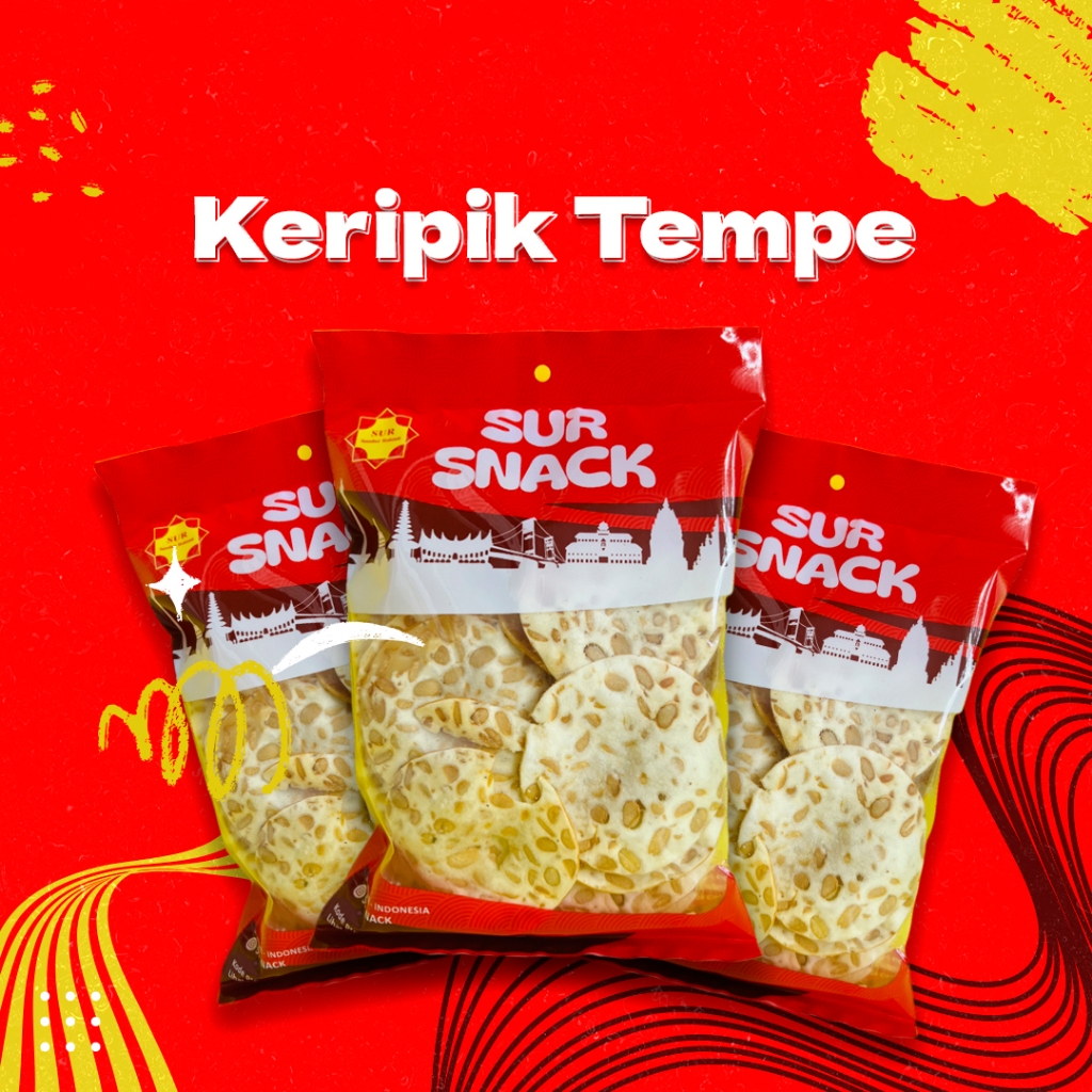 

Keripik tempe 250gr / 500gr snack gurih dan renyah