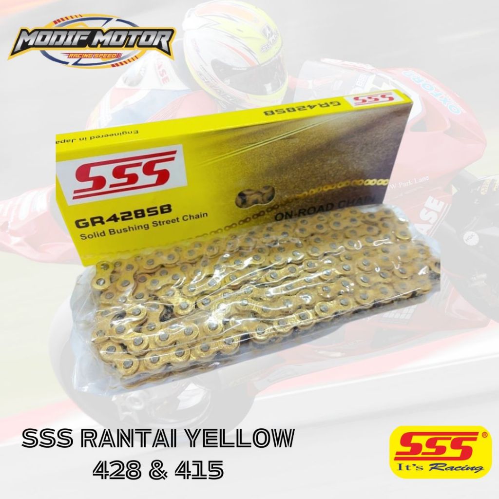 SSS RANTAI YELLOW 415 HSB 120L SSS RANTAI YELLOW 415 HSB 130L RANTAI MOTOR