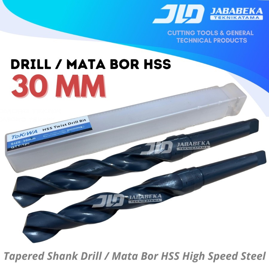Mata Bor 30mm Mata Bor Cones 30 mm Taper Shank Drill / Mata Bor 30.0 mm HSS High Speed Steel