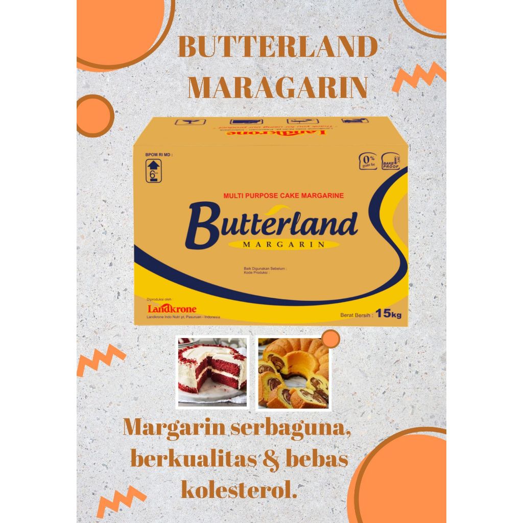 

Butterland margarin serbaguna 15 kg