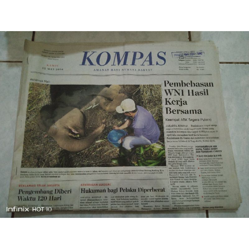 kertas koran bekas kiloan kompas