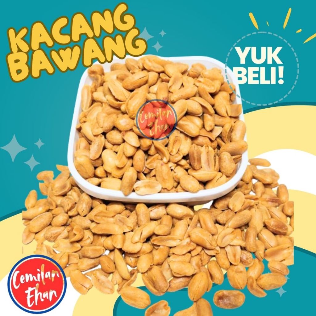 

Kacang Bawang - 250gr Kacang Panggang Oven Kacang Bali