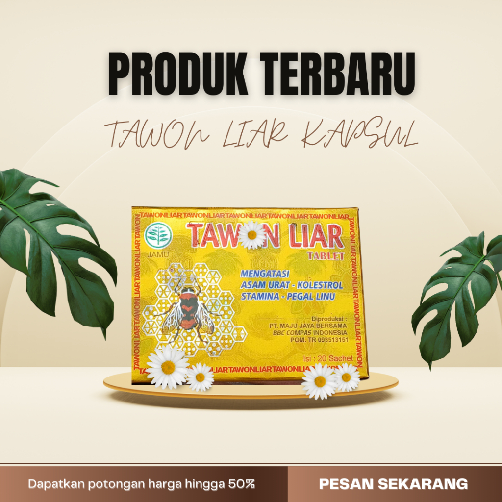 

1BOX isi 20 sachet tawon sakti liar 100% original