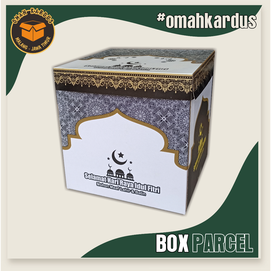 

Kardus Parcel Top Bottom 25x25x25 cm | Box TopBottom | BoxGift | Box sembako | BoxPacking | box Parcel Lebaran | box Idulfitri