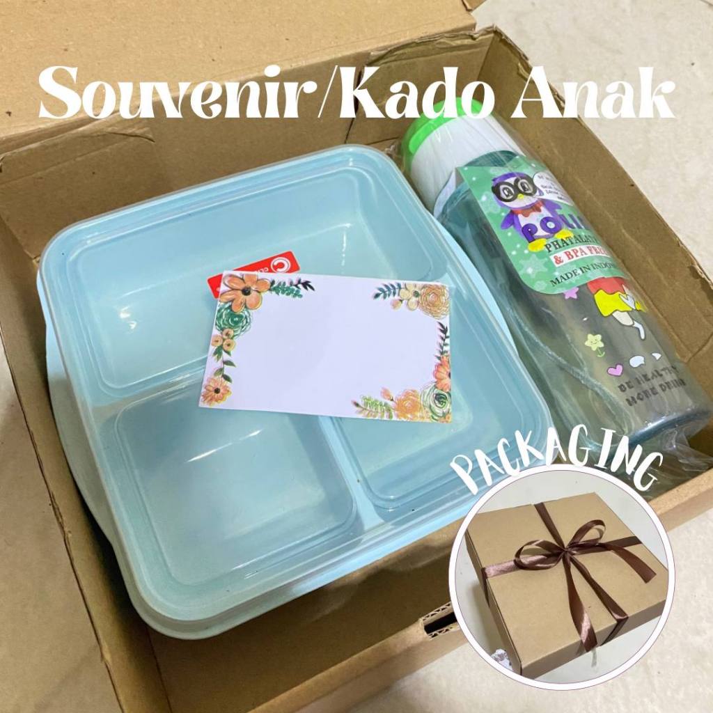 Souvenir Ulang Tahun/Kado Ulang Tahun/Set Makan/Alat Makan
