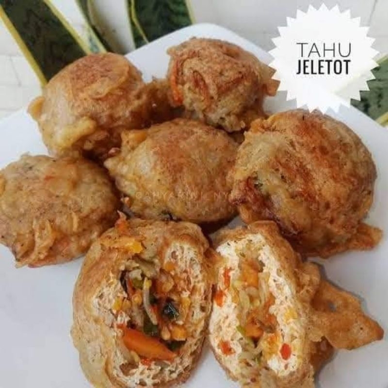 

Tahu jeletot isi sayur pedas manis (mentah)