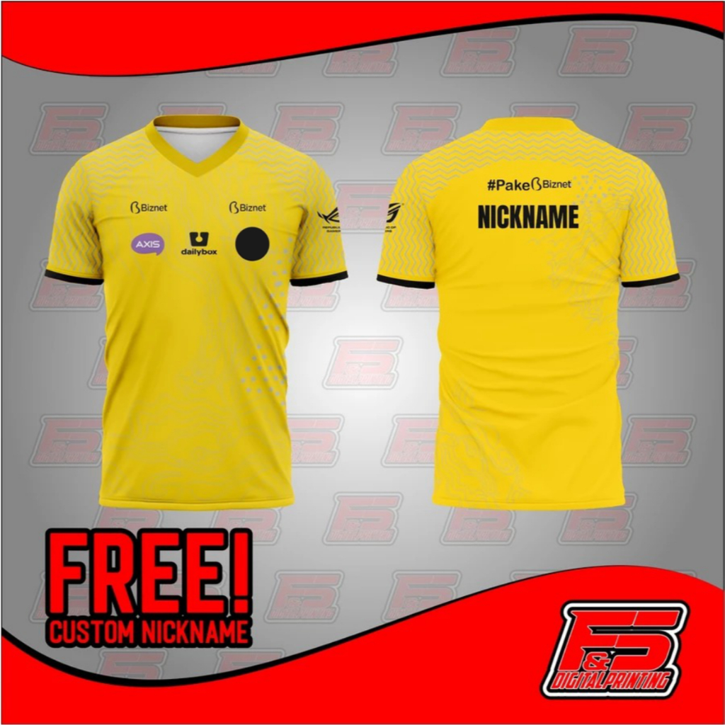 JERSEY ONIC 2023 CUSTOM NAMA FREE