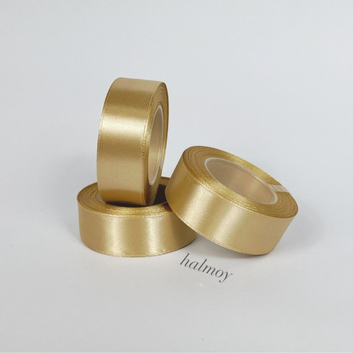 

PITA SATIN KAIN 1 INCI / 2,5 CM WARNA KHAKI #156