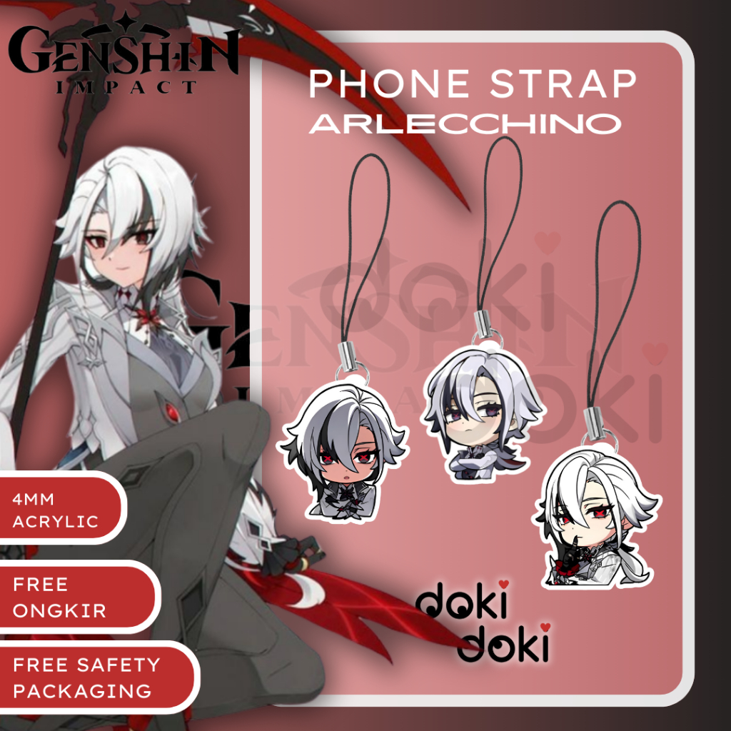 PHONE STRAP ARLECCHINO GENSHIN IMPACT