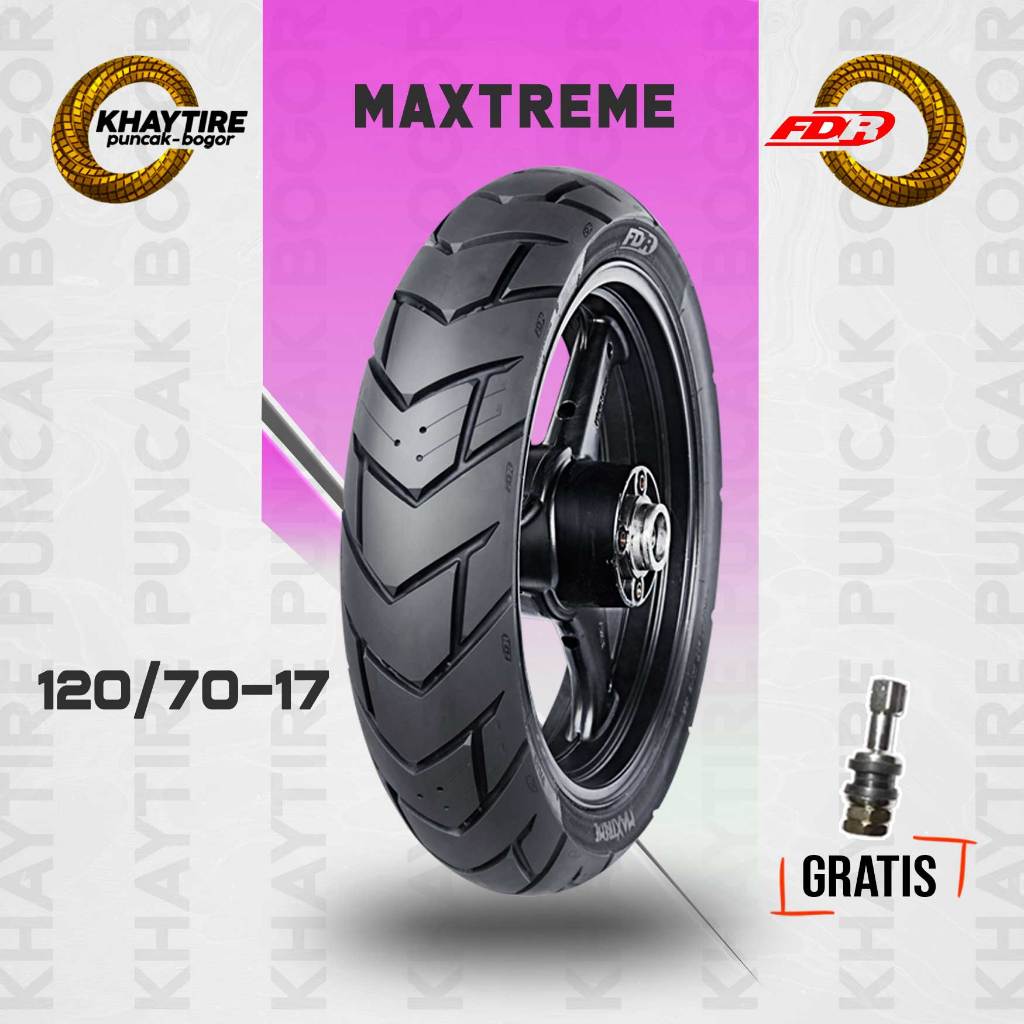 Ban Motor Moge - FDR MAXTREME 120/70-17 Tubeless