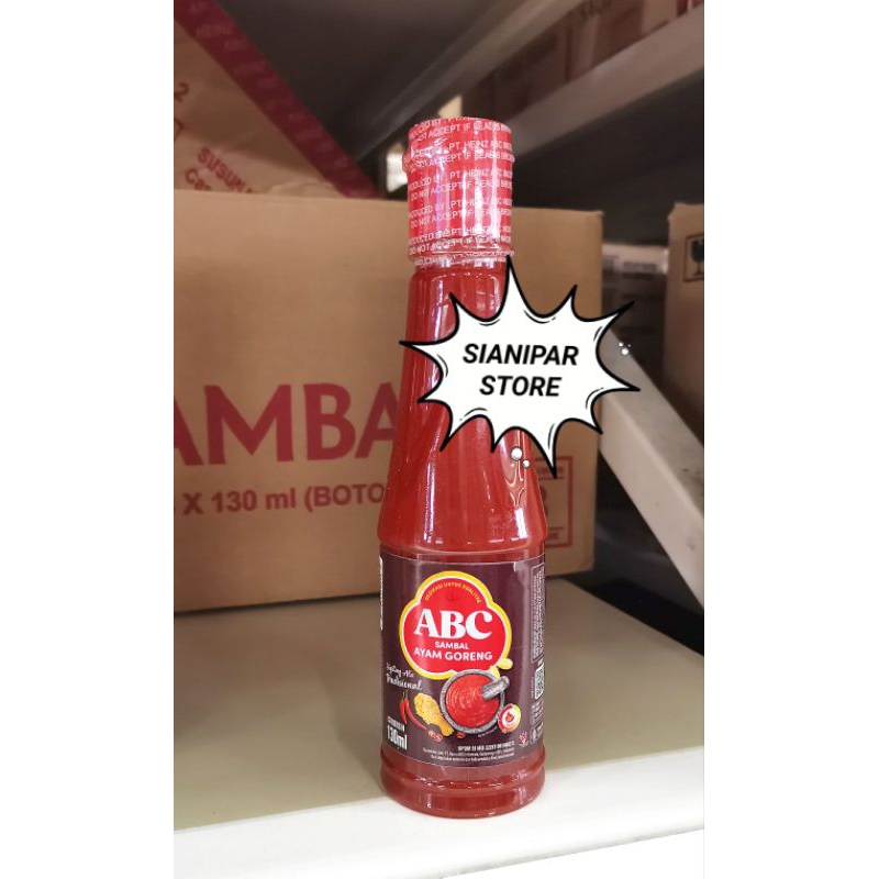 

Abc Sambal Ayam Goreng Btl 130ml - 1 Dus 48pcs Harga Grosir Lebih Hemat