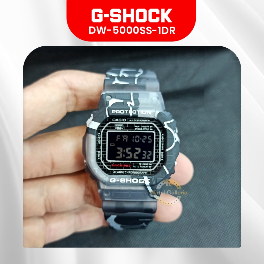 Jam Tangan Casio DW-5000SS-1DR DW-5000SS-1 Original Murah