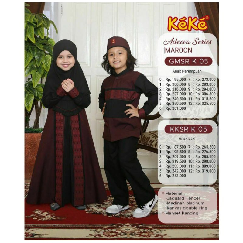 Gamis Adeeva Series by Keke
