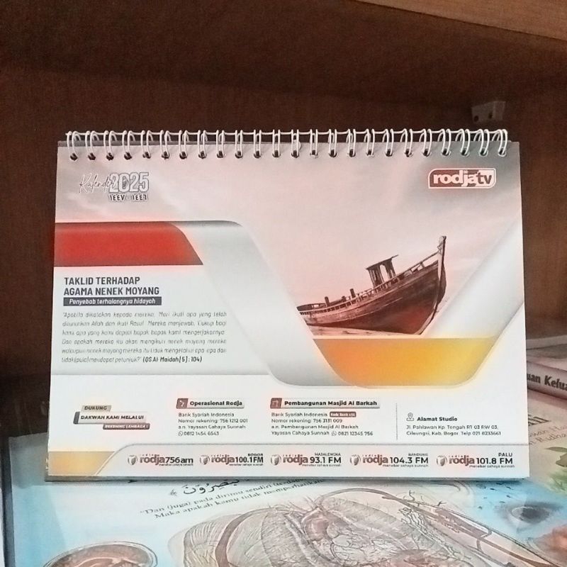

KALENDER HIJRIAH 1447 & MASEHI 2025 " KALENDER MEJA