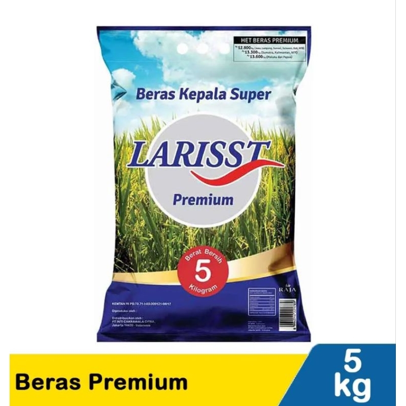 

Larisst beras kepala super 5 kg