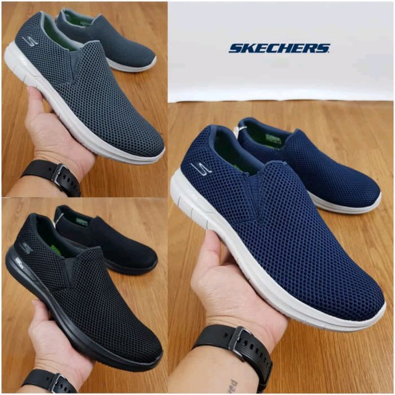 SEPATU PRIA SKECHERS / SKECHER / SKETCHERS / SKECHER GOFLEX COMPLETION