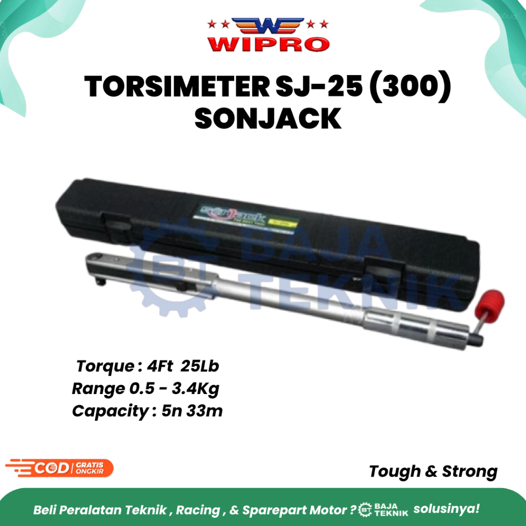 SONJACK WIPRO TORSIMETER SJ-25 (300) | TORSIMETER WIPRO