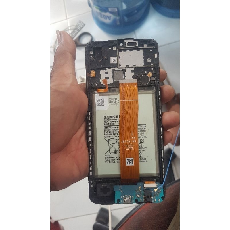 LCD SAMSUNG A02 plus frame ORIGINAL COPOTAN