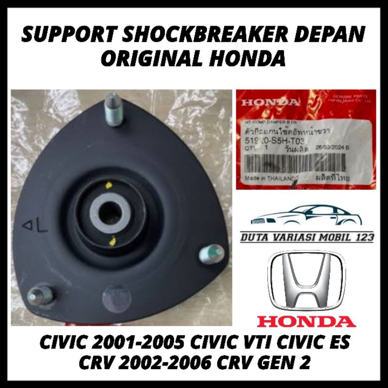 Support Shock Breaker Depan Civic 2001-2005 Civic VTI Civic ES CRV 2002-2006 CRV GEN 2 Original Hond