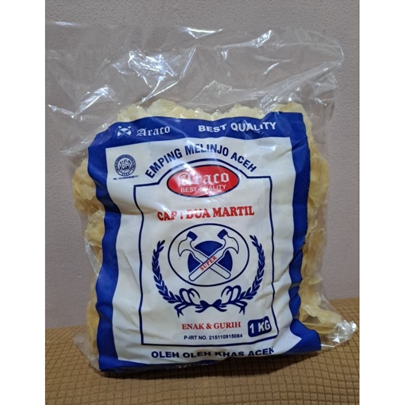 

Emping Aceh merk Araco (mentah)