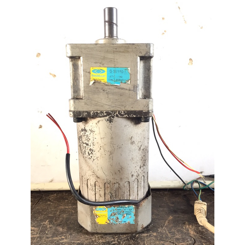 motor Gearbox AC 220V. 90W. Ratio 1:180