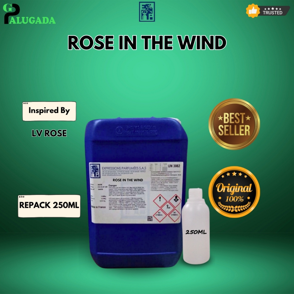 Bibit Parfum Murni ROSE IN THE WIND / LV ROSE | EP 250ml REPACK