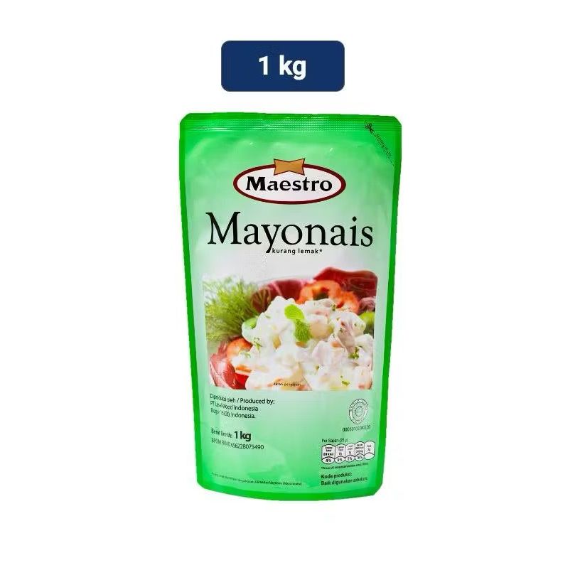 

Maestro Mayonnaise Pouch 1000gr