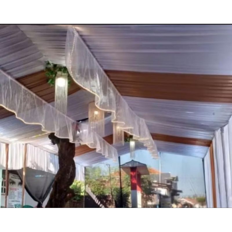 skriting plafon tenda/Lampu plafon tenda