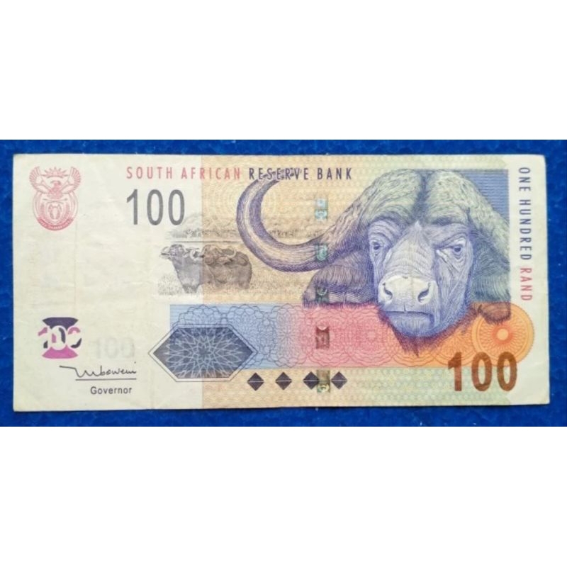 UANG AFRIKA SELATAN 100 RAND