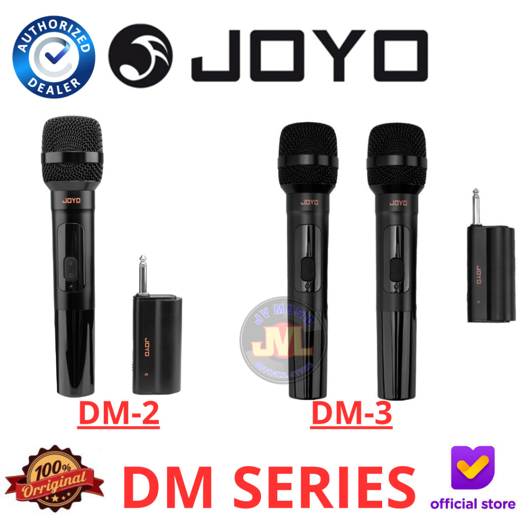 Joyo DM2 DM3 DM Series Dynamic Microphone Wireless Joyo DM-2 DM-3