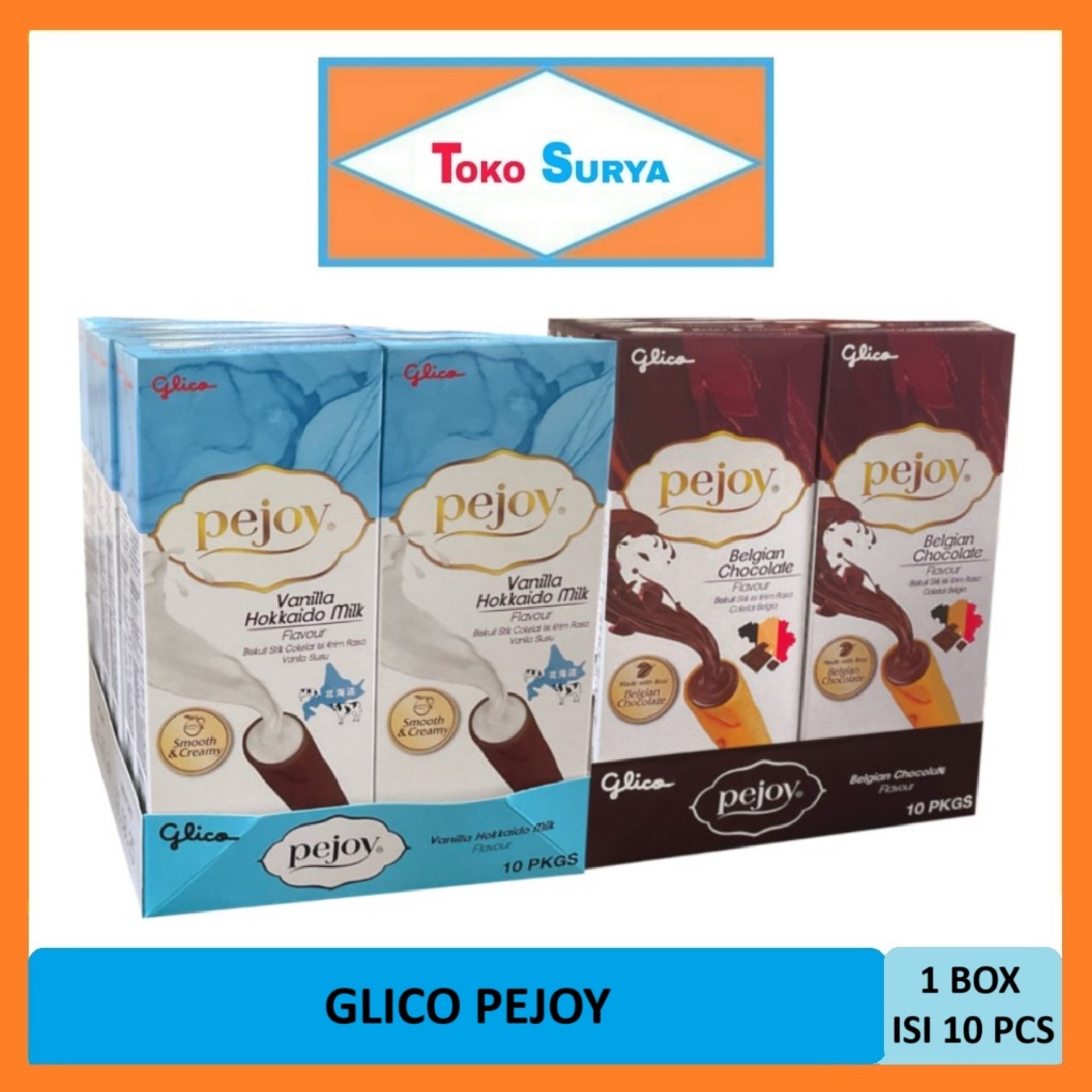 

Glico Pejoy Vanilla Hokkaido Milk / Belgian Chocolate 1 Pak x 10 Pcs