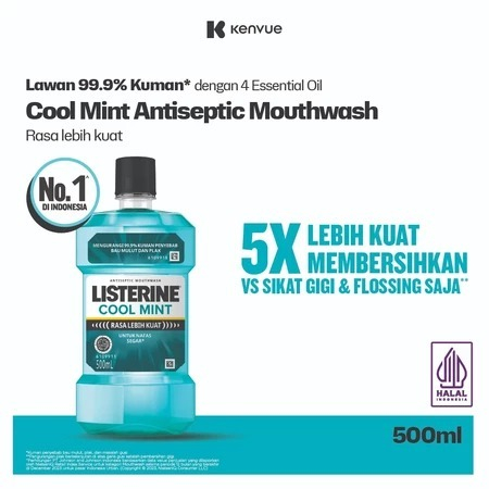 Listerine Coolmint 500ml-Obat Kumur-LISTERINE 500ML