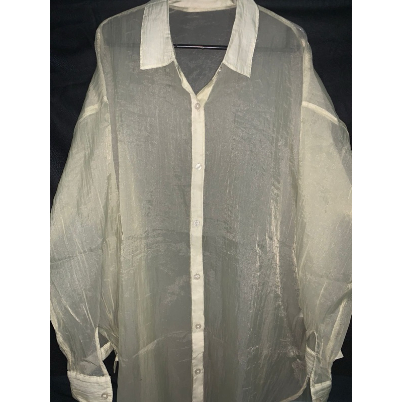 preloved kemeja transparan