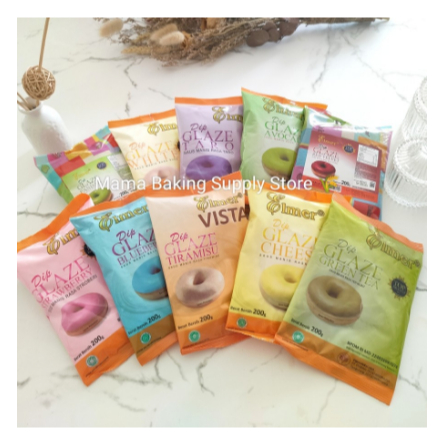 

ELMER Glaze Topping Donat ELMER 200 gr WHITE