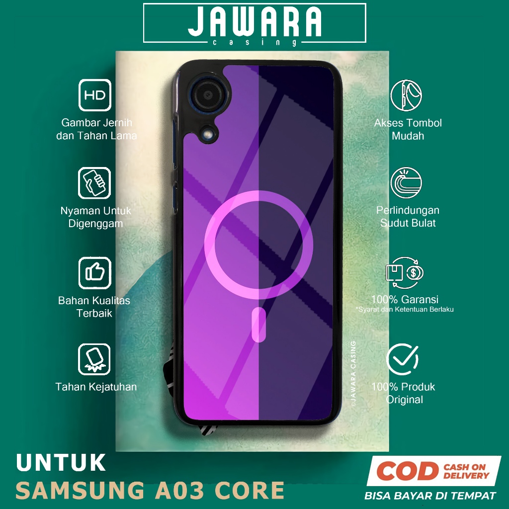 Case Samsung A03 Core Casing Samsung A03 Core [MAGS] Premium Case Glossy Case Hp Samsung Jawara Casi