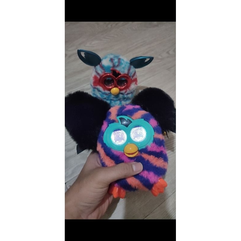 sepasang boneka electric furby furbi boom owl burung hantu elektrik sale sepasang