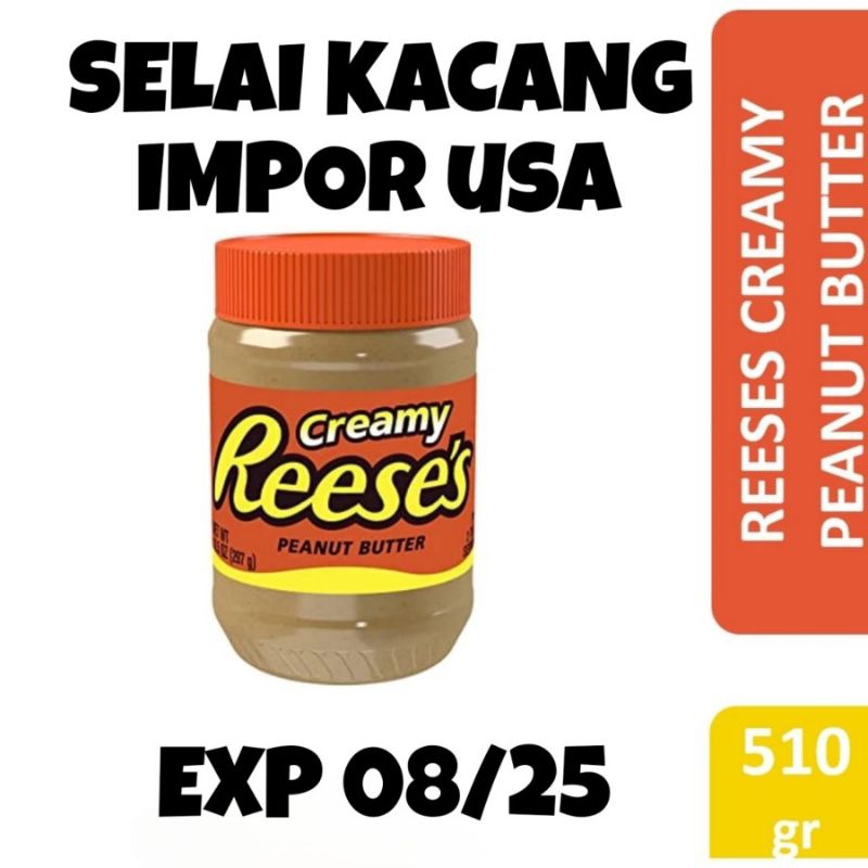 

Reese Creamy Peanut Butter Jar - Selai kacang Impor USA