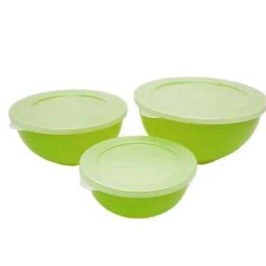 EL Set Mangkok / Bowl with Lid 3 pcs (EL-MIX Mangkok EL Set)