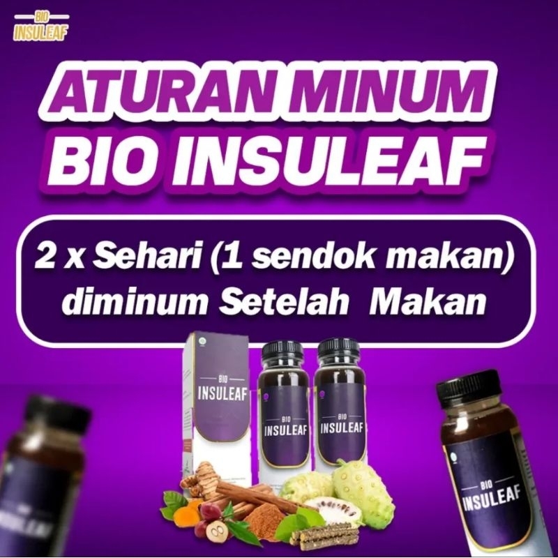 

best seller obat herbal bio insuleaf 250ml 1 pis