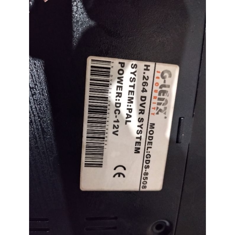 CCTV OutDoor glenz dan DVR 8 channel glenz bekas siap pakai murah