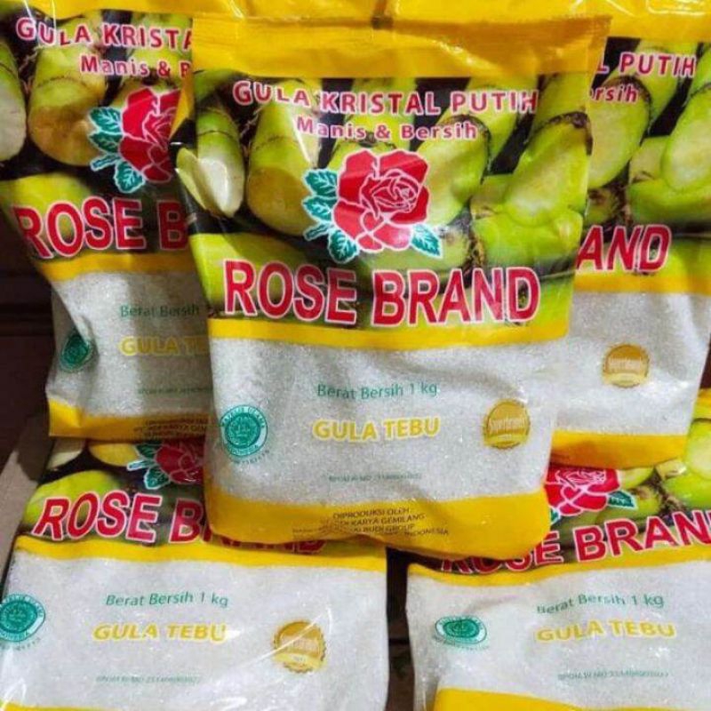 

TSR Gula Kristal Putih Manis & Bersih Rose Brand Berat 1 kg